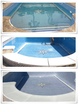 Piscina reparada en Códoba Piscina que tuvo que ser reparada