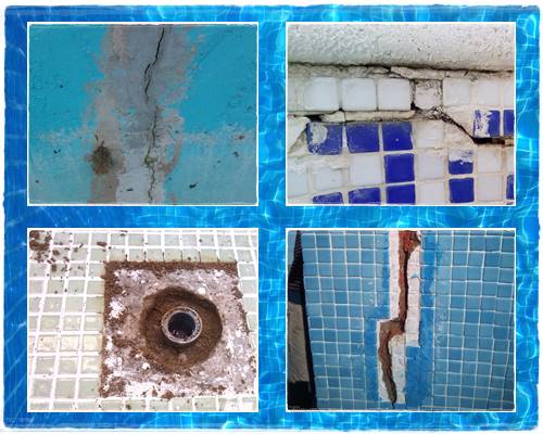 Reparación de grietas y fisuras Reparación de piscinas con grietas estructurales